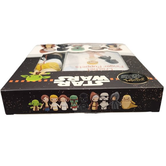 NEW Star War Crochet Finger Puppets - Darth Vader and Luke Skywalker -Sealed - Picture 5 of 12